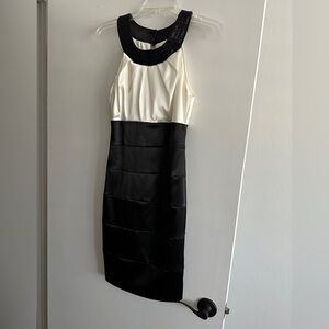 B Darlin Size 3/4 Black and White Dress